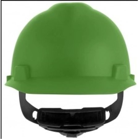 MSA SAFETY Fas-Trac Suspension FT3 V-Gard Hard HatMatte Green 454-10203085